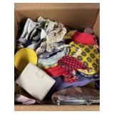 Bunch of pre-cut quilting fabric pieces,