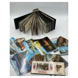 Variety of older postcards including postcard