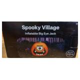 New in box spooky village inflatable big eye