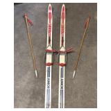 Sierra Junior cross-country skis, vintage