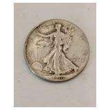 1946 silver walking liberty half dollar