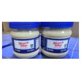 Flat of 12- 8oz containers of miracle whip