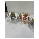 Three McDonaldï¿½s advertising drinking glasses,