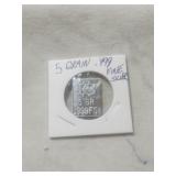 5 Grains Of .999 Fine Silver