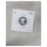 1 Gram Of .999 Fine SilverLady Liberty