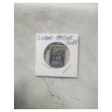 5 Grains Of .999 Fine Silver