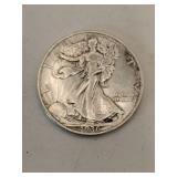 1936 silver walking liberty half dollar