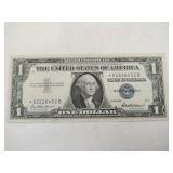 1957 blue seal star note $1