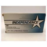 Independence 9 mm Luger 115 grain HP 50 rounds