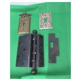 Stanley Door Hinge with Lock Plate, Light Switch