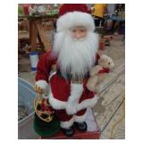 Santa in box, JC  Penny 19" tall