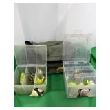 Spinner Bait Lures and Plano Tackle Bag
