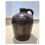 Brown Stoneware Jug 5ï¿½x7ï¿½
