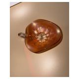 Dugan Carnival Glass Marigold Leaf Rays