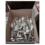 Utensils, Large box of Spoons only.