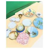 Mix of porcelain China dishware, including