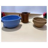 Clay Art Mixing Bowl 7ï¿½x3ï¿½, 5ï¿½x3ï¿½ USA Mixing Bowl