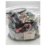 Gallon bag mixed jewelry.  6.02 lb