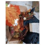 Witch hats x2 for wall or door, fall place mats,