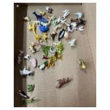 Miniature blown glass animal figurines