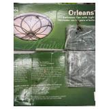 Orleans Bathroom Light with Fan by Hunter