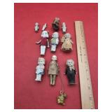 Porcelain Mini Dolls Mostly Japan
