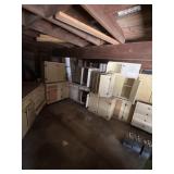 15 peace solid wood cabinet set