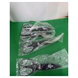 4 Pair Magnetic Specialty Kitchen Scissors