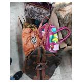 Purses, some named brand pluse Louis Vuitton