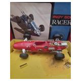 Cox Indy 500 Racer gas powered car with box  car