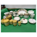 Egg Cups, Nippon Sugar Bowl and Dish with other