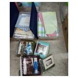 Beautiful Linen table cloths in 2 totes large