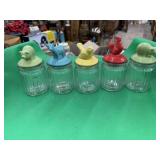 Farm Animal Topper Storage Jars 6ï¿½
