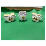 Cream and Sugar and Toothpick Matchstick Holder