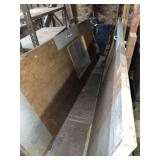 Two heavy duty commercial interior wooden doors
