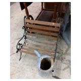 Small kids bench 19" long & water can