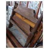 3 Bed frames & headboards 1-53"Wx55" H at post,