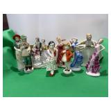 Pained Porcelain and Ceramic Figurines