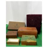 Lane Cedar Chest 9ï¿½x4ï¿½,Wooden Trinket Boxes and a