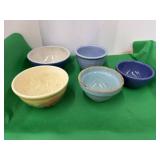 Hull Sunglow Bowl and other Stoneware Bowls