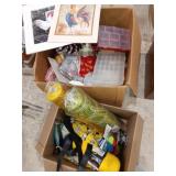 Craft items material,  yarn, rooster pictures &
