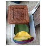 Place Mats galore,  6 Rattan & approximately 30