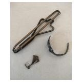 Silver tie clip and scrap silver marked Sterling.