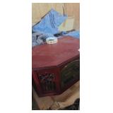 Electro brand cassette and record player with