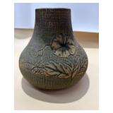 Red Wing Union Brushware Stoneware Pottery Vase