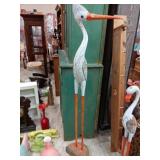 Wood Heron orange & white 59"