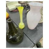 Three decorative vases