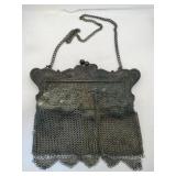 German silver Victorian mesh handbag