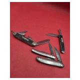 Camillus,  Imperial and other pocket knives all