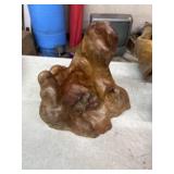 unique piece of polished wood burl sculpture 6ï¿½ x